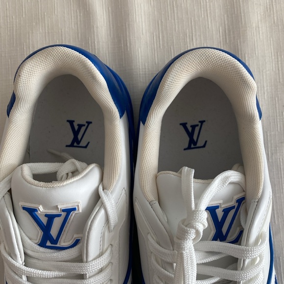 Louis VuittonTrainer White Blue Signature - Picture 6 of 16